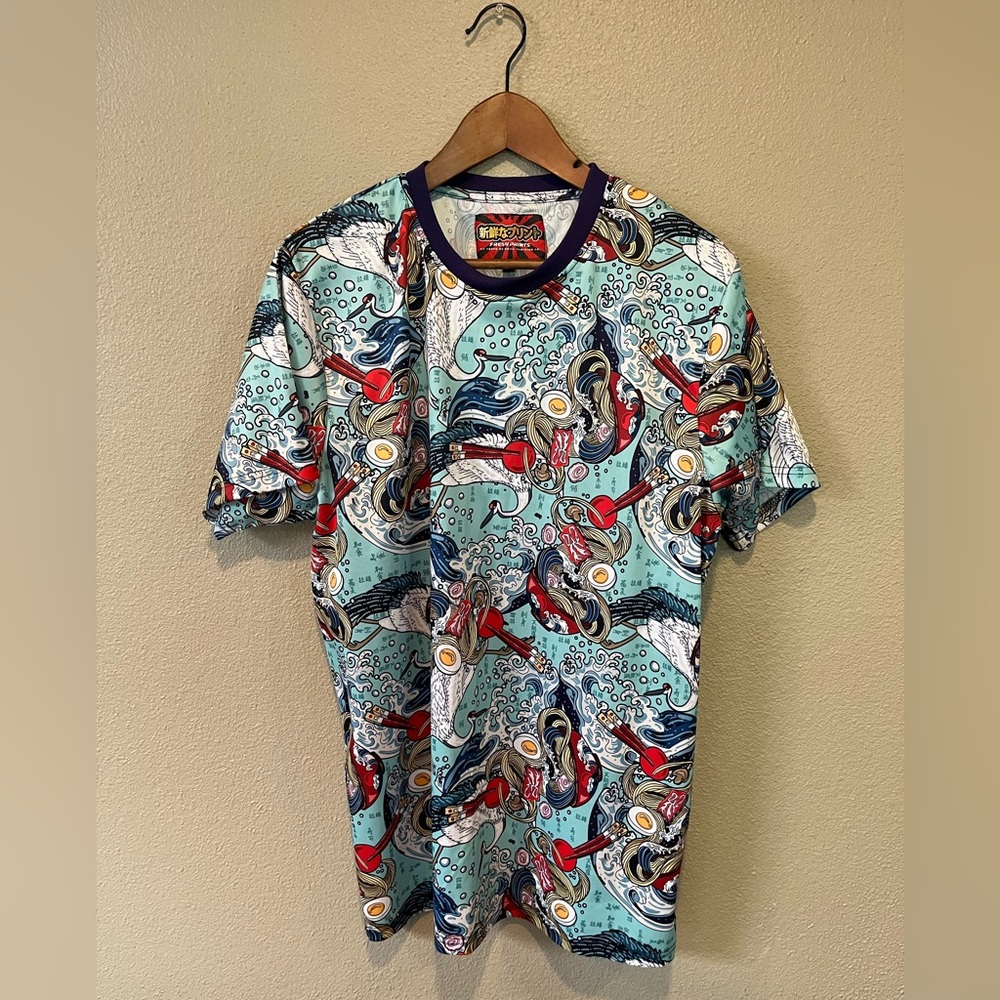 Ramen T-shirt Fresh Prints of Tokyo by Drill Clothing